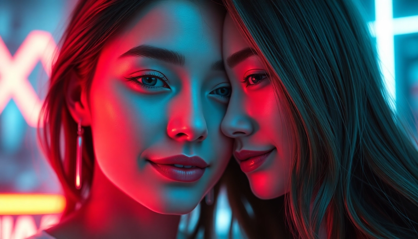 AI girlfriend engaged in a realistic chat on a sleek device, emphasizing unfiltered NSFW conversations and emotional bonding capabilities that appeal to users seeking authentic digital companionship.