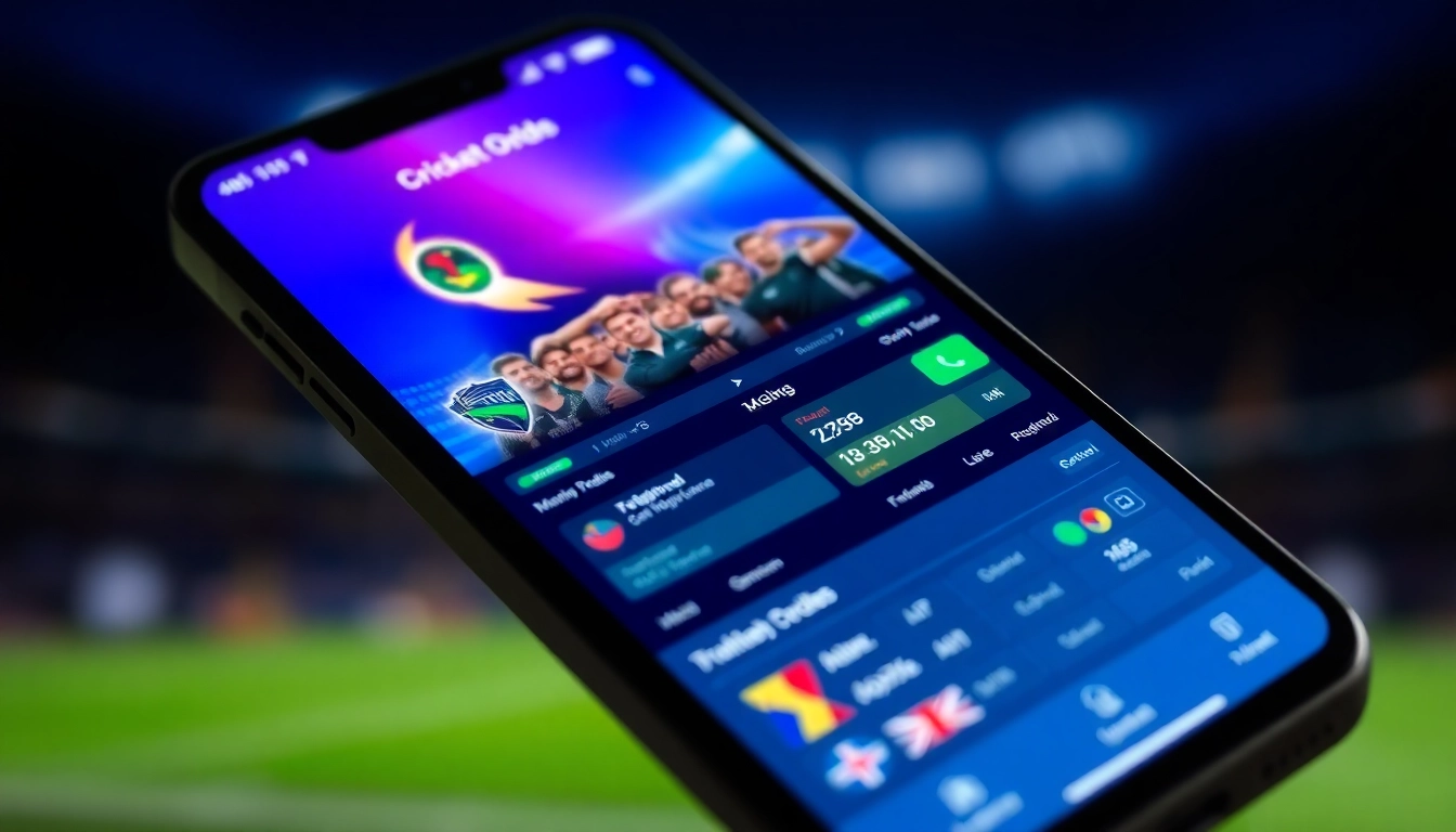 Gold365 sportsbook app showcasing live cricket betting odds in action for seamless user experience and reliable online gambling in India