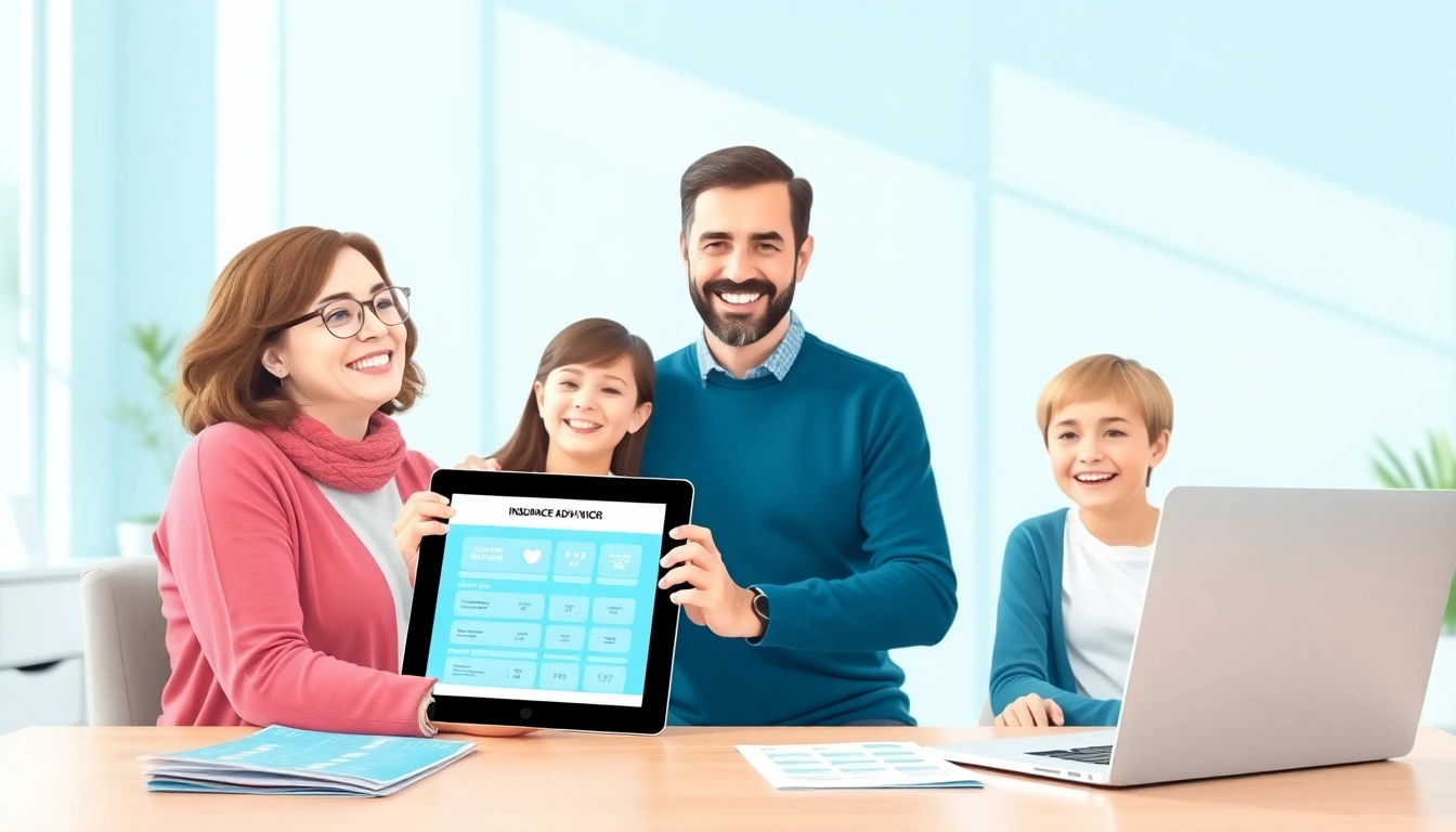 Private health insurance cost comparison during a personal consultation in a bright office.